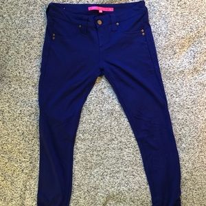 Royal blue jeggings